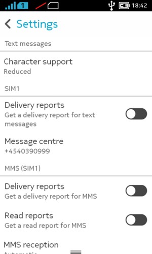 Select Message centre
