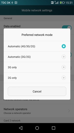 Switch between 3G/4G P8lite - - Device Guides