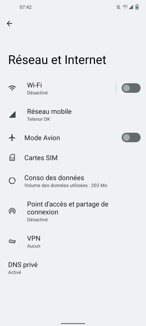 Sélectionnez Wi-Fi