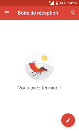 Votre messagerie Gmail est prête à l'emploi