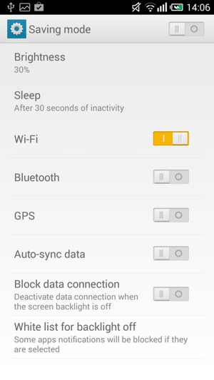 Turn on Wi-Fi, Bluetooth and GPS