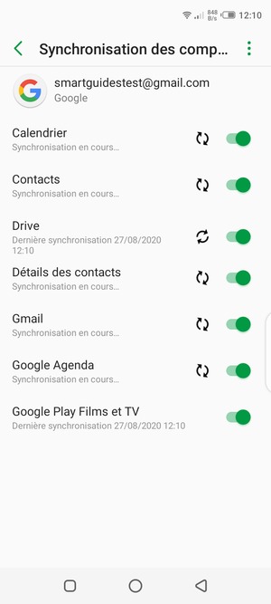 Vos contacts Google vont maintenant être synchronisés avec votre Infinix