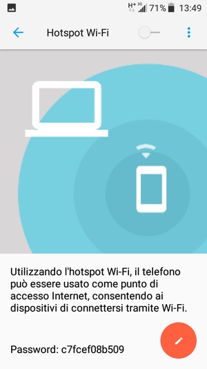 Seleziona Configura Hotspot Wi-Fi