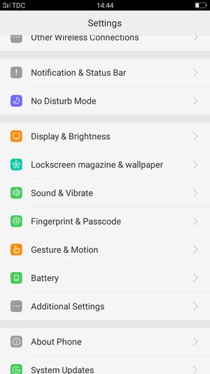 Secure phone - OPPO A57 - Android  - Device Guides
