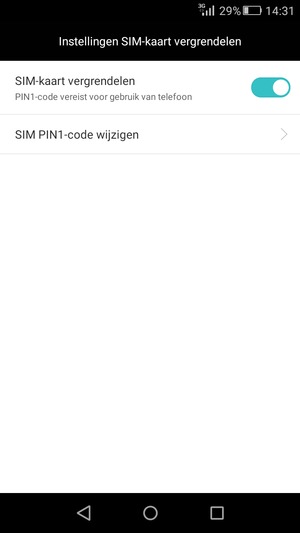 Selecteer SIM PIN1-code wijzigen of SIM PIN2-code wijzigen