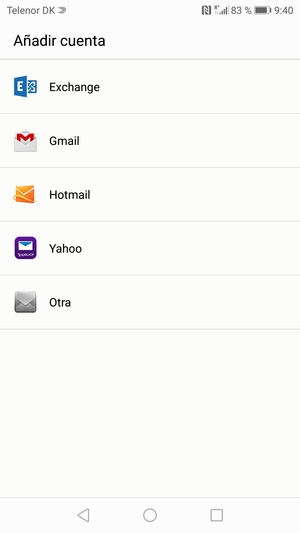Seleccione Gmail