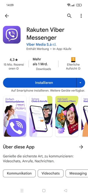 Wählen Sie Installieren