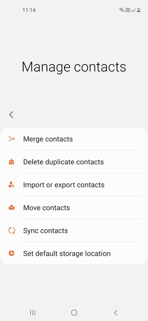 Select Move contacts