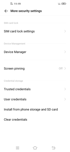 Secure Phone Vivo Android Android 10 Device Guides