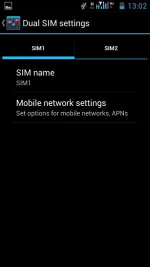 Select Mobile networks settings