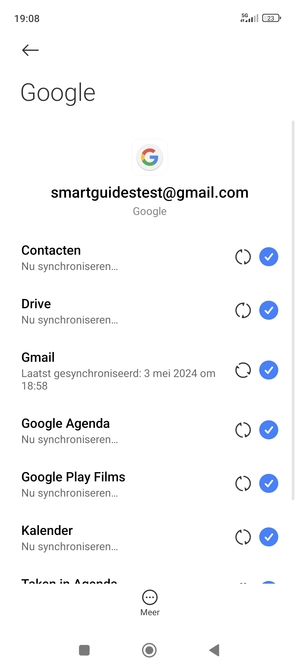 Uw contactpersonen van Google worden nu gesynchroniseerd met uw smartphone