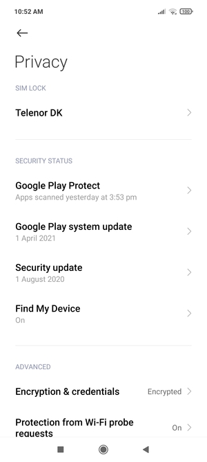 Select Security update