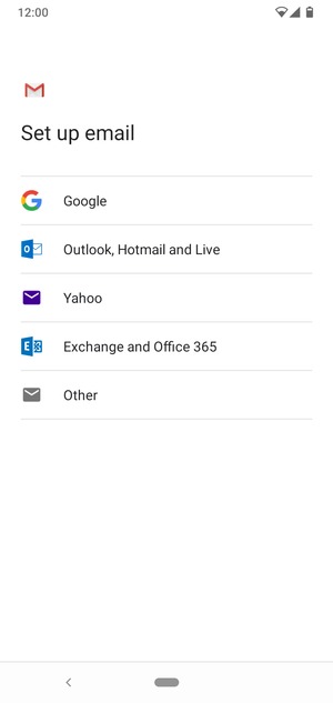 Select Exchange and Office 365