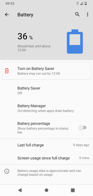 Select Turn on Battery Saver