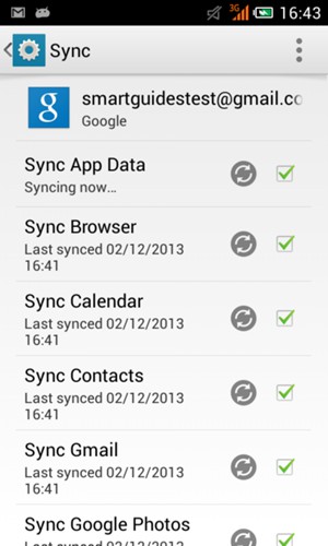 Your contacts from Google will now be synced to your DL700.
