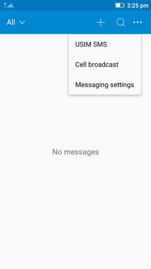 Select Messaging settings