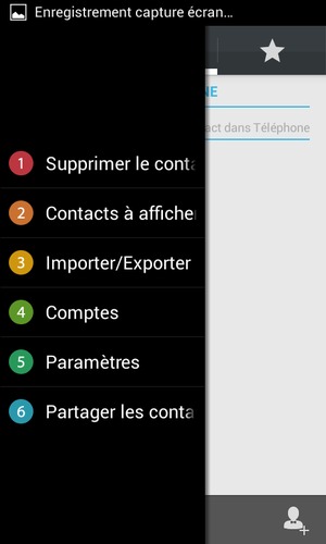 Sélectionnez Importer/Exporter