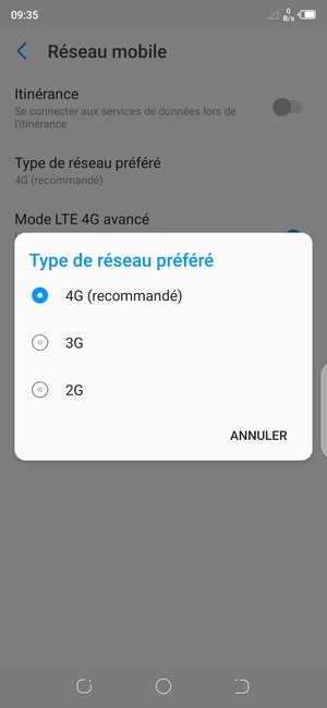 Sélectionnez votre option préférée