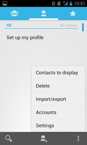 Select Import/export