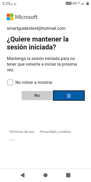 Seleccione la opción deseada