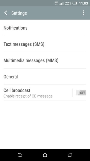 Select Text messages (SMS)