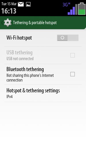 Select Wi-Fi hotspot