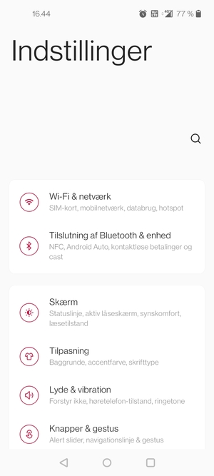 Vælg Wi-Fi & netværk