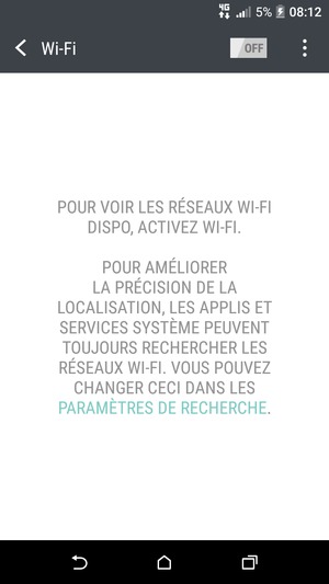 Activer le Wi-Fi