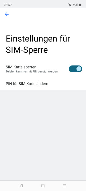 Wählen Sie PIN für SIM-Karte ändern