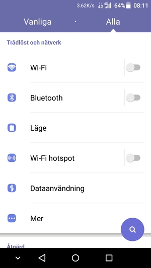 Välj Wi-Fi hotspot