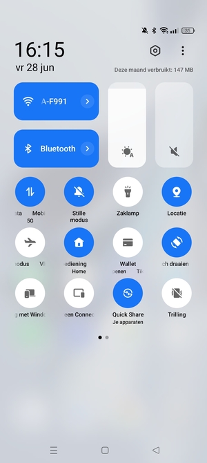 Schakel Wi-Fi en Bluetooth uit