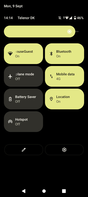 Turn off Wi-Fi and Bluetooth