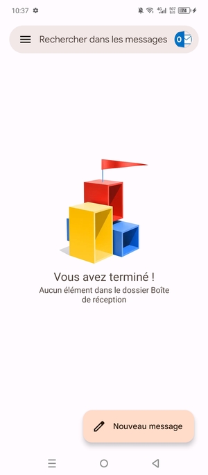 Votre messagerie Gmail est prête à l'emploi