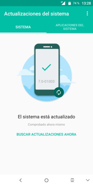 Seleccione BUSCAR ACTUALIZACIONES AHORA