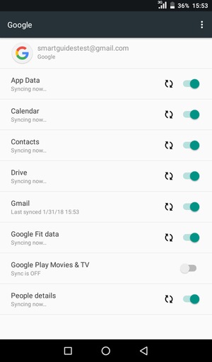 Your contacts from Google will now be synced to your Tecno
