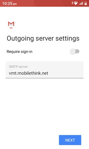 Turn off Require sign-in  and select NEXT