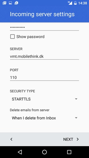 Scroll to and select SECURITY TYPE