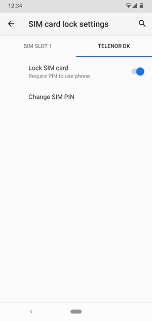 Select Public and Change SIM PIN