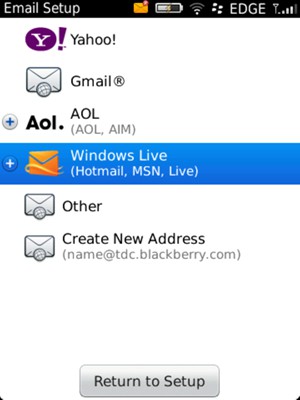 Select Windows Live