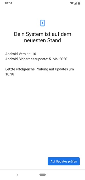 Wählen Sie Auf Updates prüfen