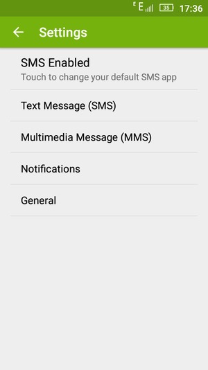 If you see this screen, select Text Message (SMS)