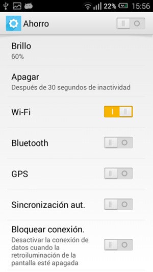 Active Wi-Fi, Bluetooth y GPS