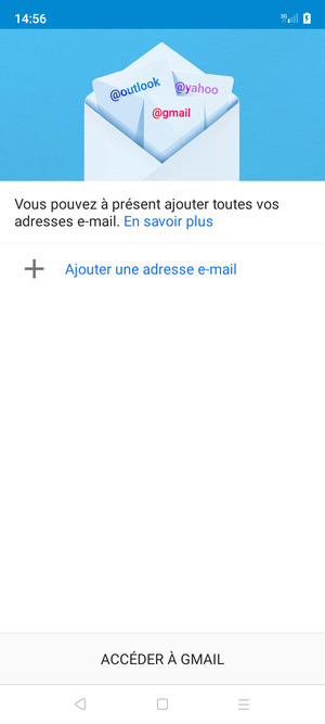 Sélectionnez Ajouter une adresse e-mail