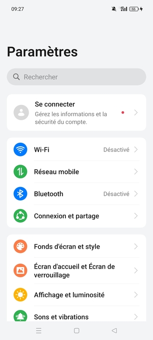 Sélectionnez Wi-Fi