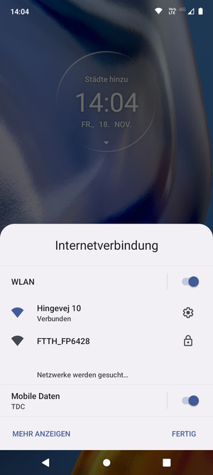 Schalten Sie WLAN aus