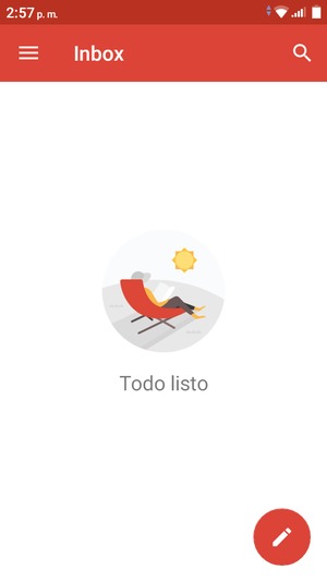 Su Gmail está listo para usar