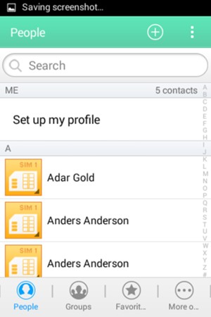 Your contacts have now been added to your AMGOO