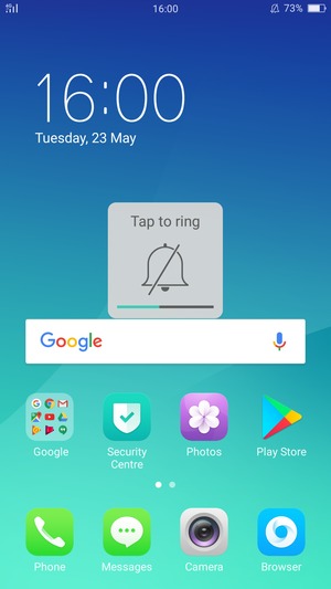 Select Tap to ring to change to sound mode again