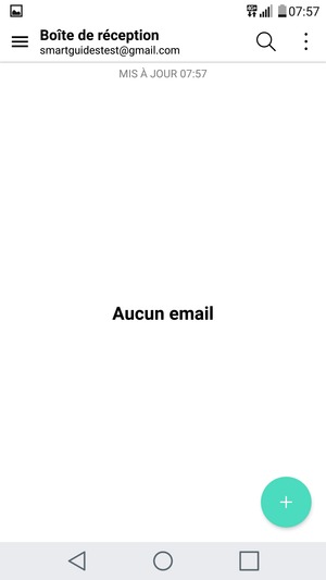 Votre messagerie Gmail est prête à l'emploi