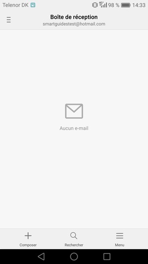 Votre messagerie Gmail/Hotmail est prête à l'emploi